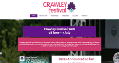 Desktop Screenshot of crawleyfestival.co.uk